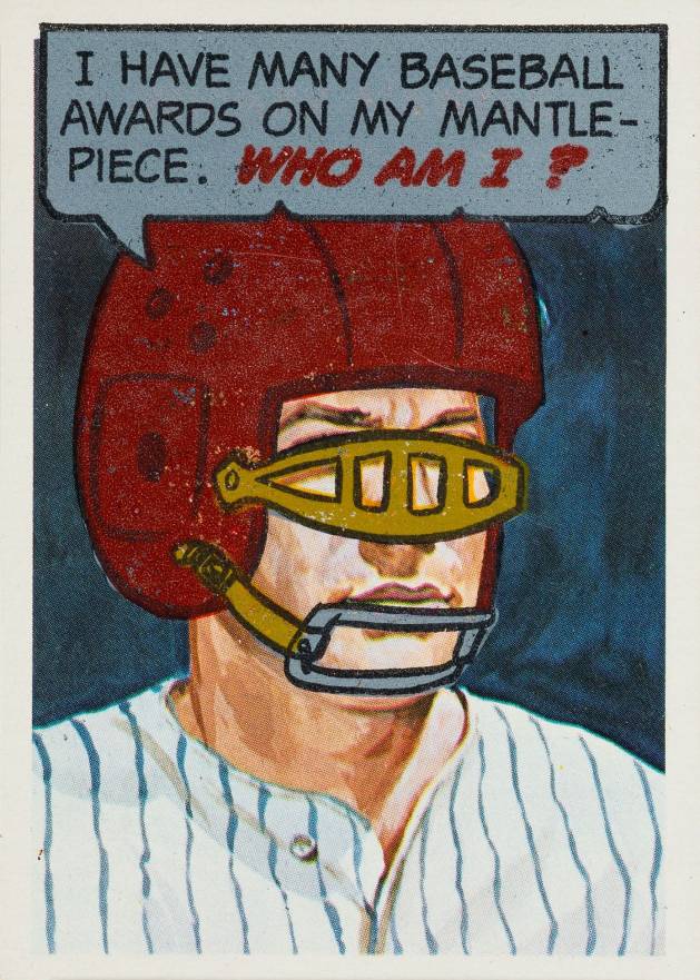 1967 Topps Who am I? Mickey Mantle #22 Baseball Card