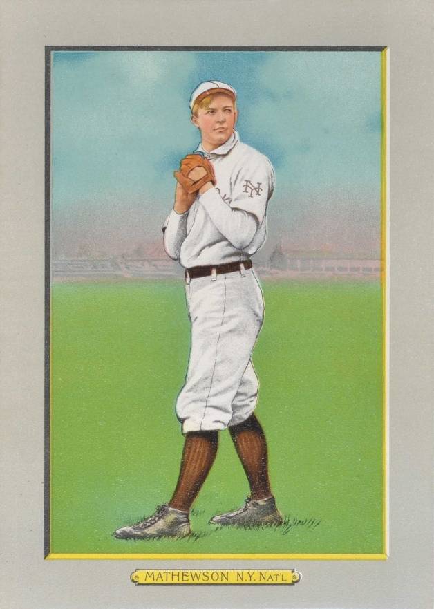 1911 Turkey Reds MATHEWSON, N.Y. Nat'L #27 Baseball Card