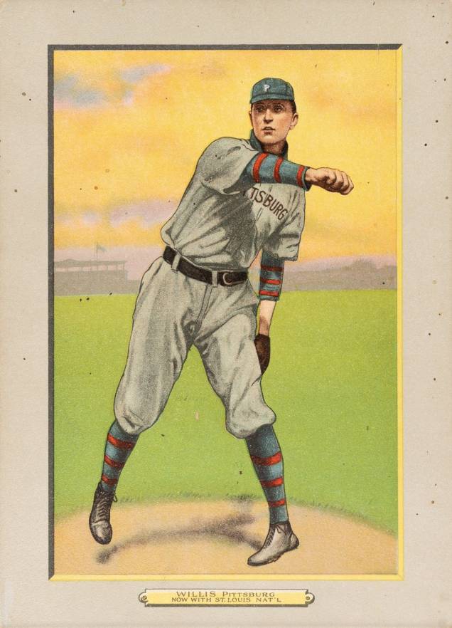 1911 Turkey Reds WILLIS, Pittsburg #40 Baseball Card