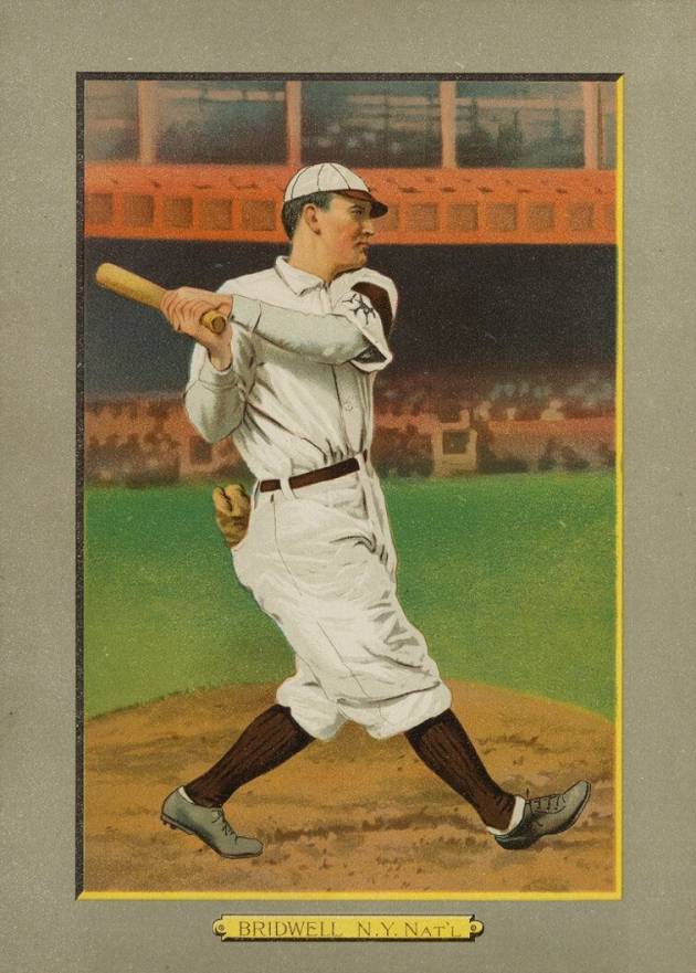 1911 Turkey Reds BRIDWELL, N.Y. Nat'L #83 Baseball Card