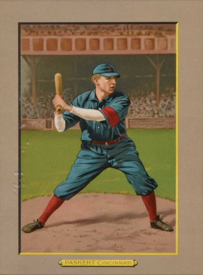 1911 Turkey Reds PASKERT, Cincinnati #112A Baseball Card