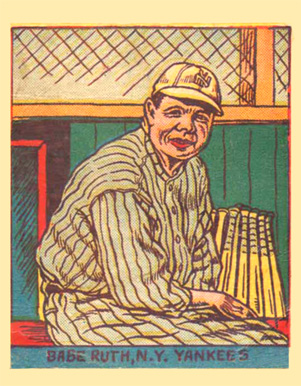 1933 Eclipse Import Babe Ruth #402 Baseball Card