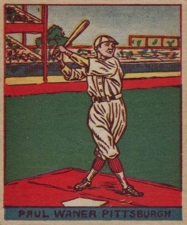 1933 Eclipse Import Paul Waner #421 Baseball Card