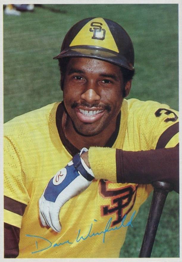 1980 Topps Superstar 5 x 7 Photos Dave Winfield #18 Baseball Card