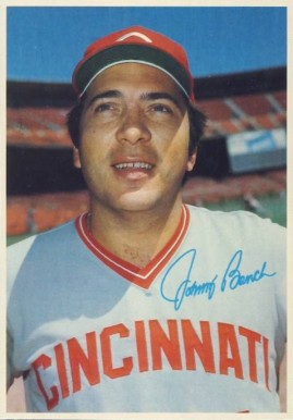 1980 Topps Superstar 5 x 7 Photos Johnny Bench #3 Baseball Card