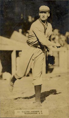 1911 Pinkerton Cabinets Walter Johnson #561 Baseball Card