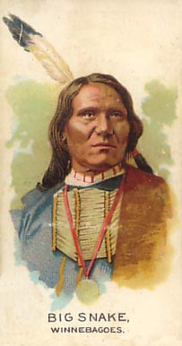 1888 Allen & Ginter American Indian Chiefs Big Snake # Non-Sports Card