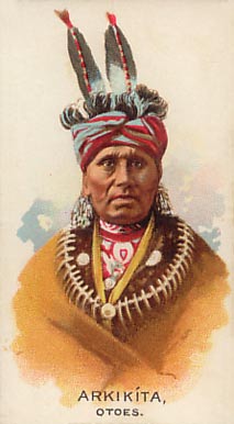 1888 Allen & Ginter American Indian Chiefs Arkikita # Non-Sports Card