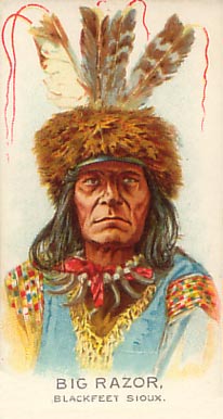 1888 Allen & Ginter American Indian Chiefs Big Razor # Non-Sports Card
