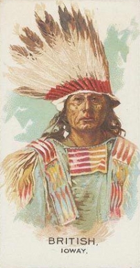 1888 Allen & Ginter American Indian Chiefs British # Non-Sports Card