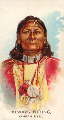 1888 Allen & Ginter American Indian Chiefs Always Riding # Non-Sports Card