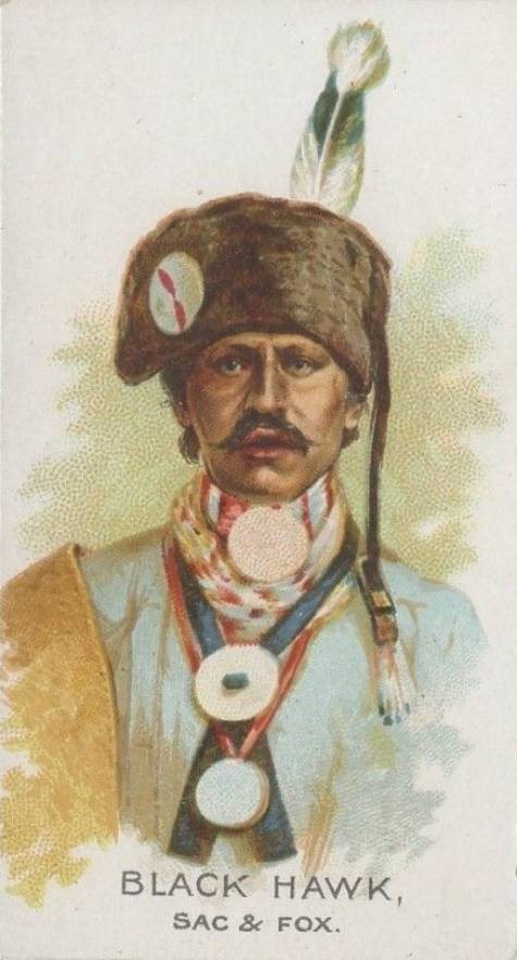 1888 Allen & Ginter American Indian Chiefs Black Hawk # Non-Sports Card