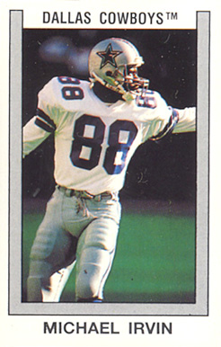 1989 Panini Stickers Michael Irvin #31 Football Card