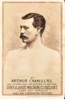 1887 Lorillard's Mechanic's Delight Prizefighters Arthur Chambers #21 Other Sports Card