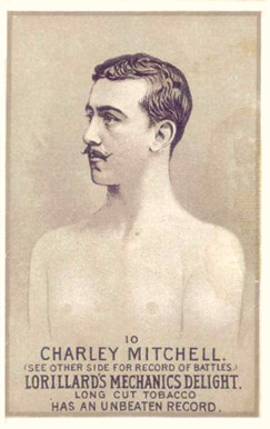 1887 Lorillard's Mechanic's Delight Prizefighters Charley Mitchell #10 Other Sports Card