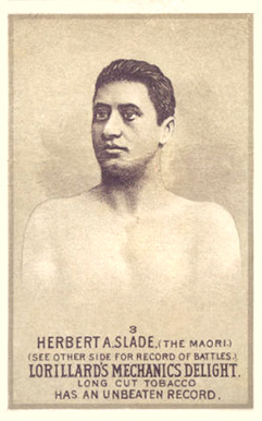 1887 Lorillard's Mechanic's Delight Prizefighters Herbert A. Slade #3 Other Sports Card