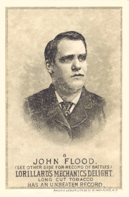 1887 Lorillard's Mechanic's Delight Prizefighters John Flood #6 Other Sports Card