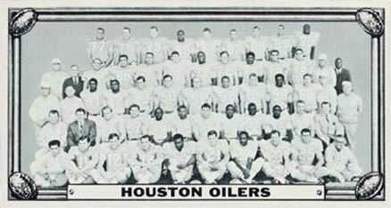 1968 Topps Test Teams Houston Oilers #18 Football Card