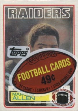 1980 Unopened Packs (1980's) 1983 Topps Cello Pack #83Tcp Football Card