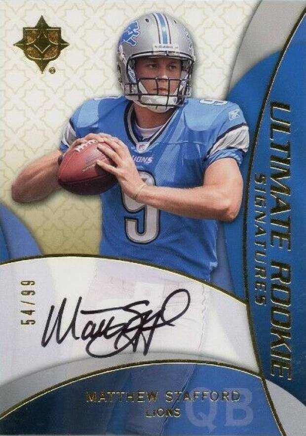 2009 Ultimate Collection Matthew Stafford #201 Football Card