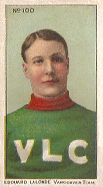 1910 Imperial Tobacco Co. Edouard LaLonde, Vancouver Team #100 Hockey Card