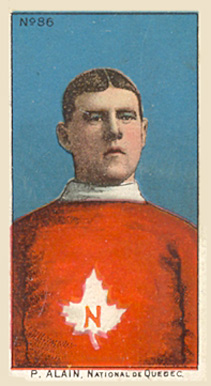1910 Imperial Tobacco Co. P. Alain #86 Hockey Card