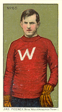 1910 Imperial Tobacco Co. Jas. Feeney #65 Hockey Card