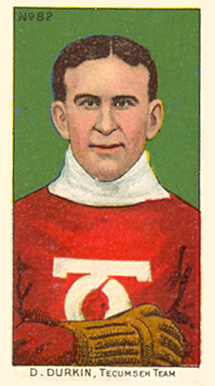 1910 Imperial Tobacco Co. D. Durkin #82 Hockey Card