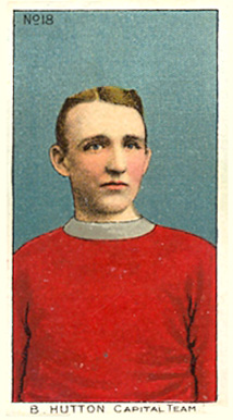 1910 Imperial Tobacco Co. B. Hutton #18 Hockey Card