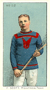1910 Imperial Tobacco Co. F. Scott #52 Hockey Card