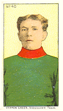 1910 Imperial Tobacco Co. Vernon Green #40 Hockey Card
