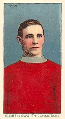 1910 Imperial Tobacco Co. E. Butterworth #22 Hockey Card