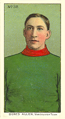 1910 Imperial Tobacco Co. Bones Allen #38 Hockey Card