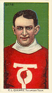 1910 Imperial Tobacco Co. C.L. Querrie #76 Hockey Card