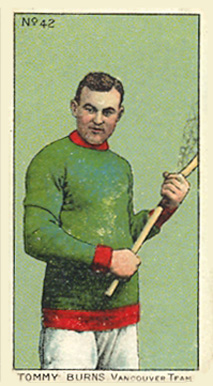 1910 Imperial Tobacco Co. Tommy Burns #42 Hockey Card