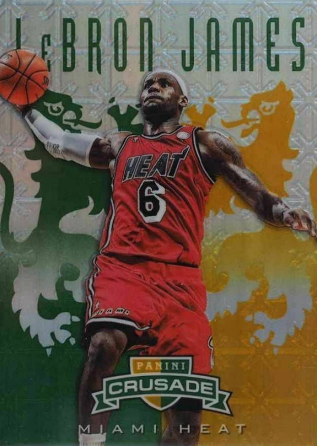 2012 Panini Crusade Prizm LeBron James #161 Basketball Card
