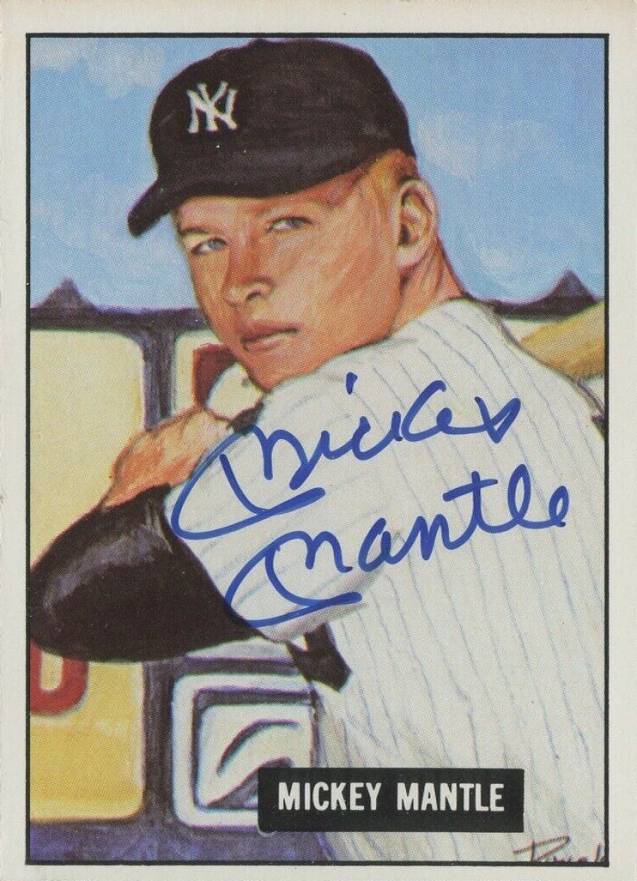 1982 TCMA N.Y. Yankees Yearbook Mickey Mantle #15 Baseball Card