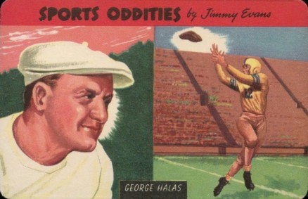 1954 Quaker Sports Oddities George Halas #19 Football Card