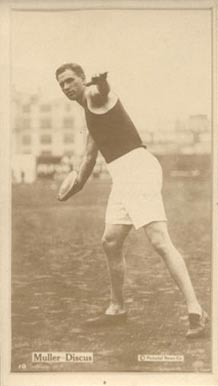 1914 Fatima Cigarettes Emil Muller # Other Sports Card
