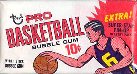 1900 Unopened Packs 1969 Topps Wax Pack #69Twp Basketball Card