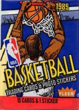 1980 Unopened Packs 1989 Fleer Wax Pack #89Fwp Basketball Card