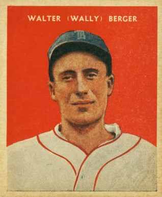 1932 U.S. Caramel Walter (Wally) Berger #19 Baseball Card