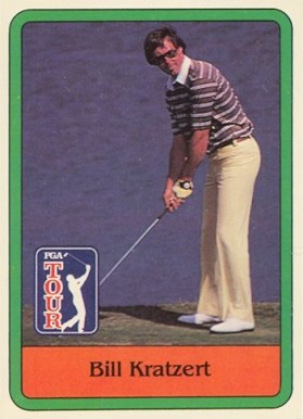 1981 Donruss Golf Bill Kratzert #12 Golf Card