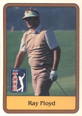 1981 Donruss Golf Ray Floyd #10 Golf Card