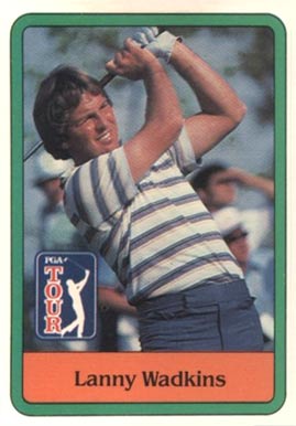1981 Donruss Golf Lanny Wadkins #58 Golf Card