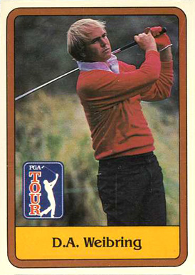 1981 Donruss Golf D.A. Weibring #53 Golf Card