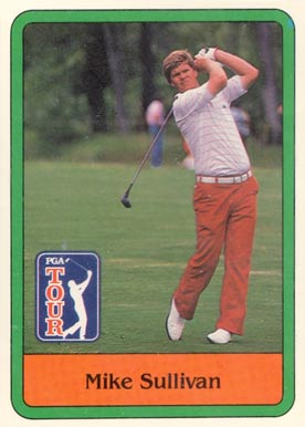 1981 Donruss Golf Mike Sullivan #22 Golf Card
