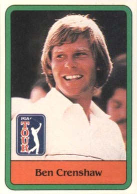 1981 Donruss Golf Ben Crenshaw #5 Golf Card