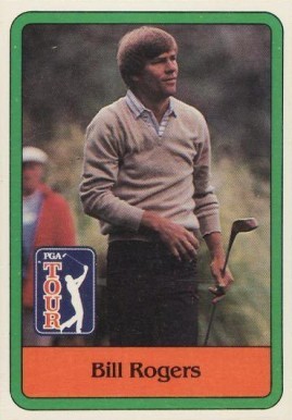 1981 Donruss Golf Bill Rogers #23 Golf Card