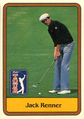 1981 Donruss Golf Jack Renner #45 Golf Card
